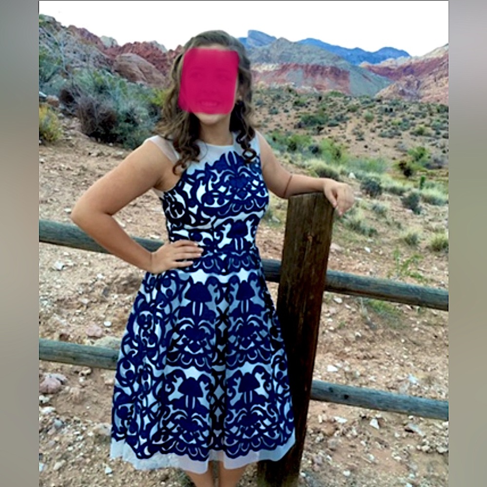 Beautiful Chachet Midi Dress with gorgeous details